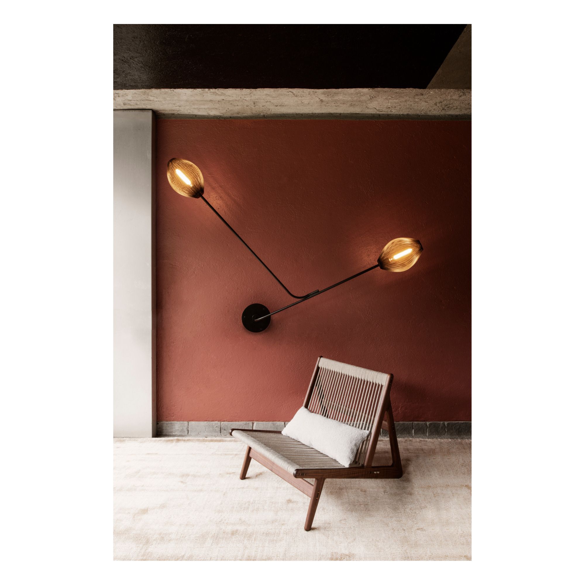 MR01 Initial Wooden Chair - Mathias Rasmussen Walnut- Product image n°3