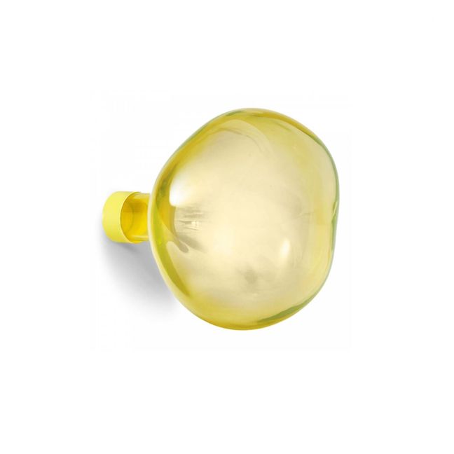 Bubble large glass hook - Yellow | Yellow
