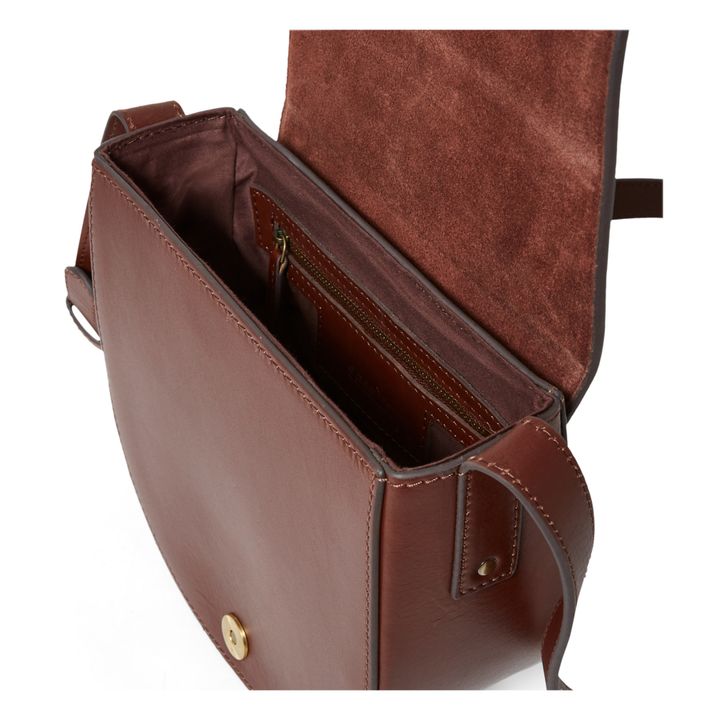 Tessao Leather Bag | Cioccolato- Immagine del prodotto n°4