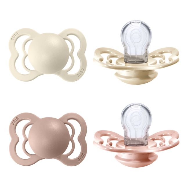 Tétines en silicone - Set de 2 | Blush