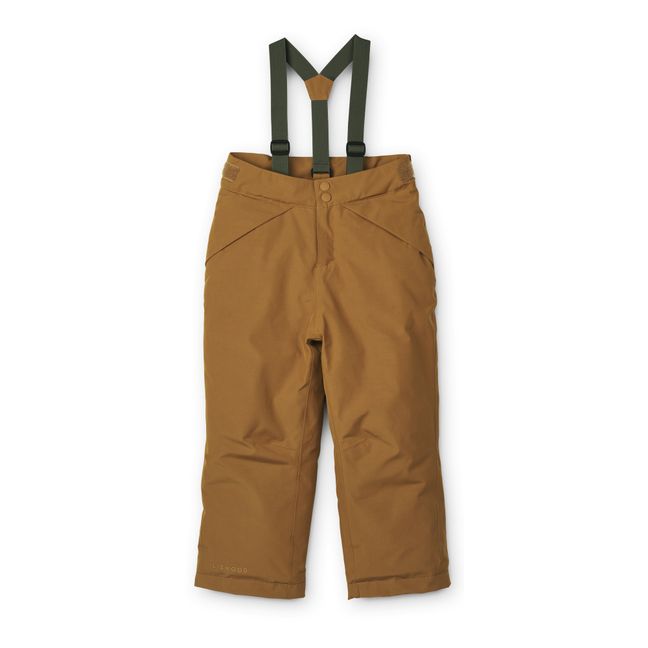 Fenja Recycled Polyester Ski Trousers Camel