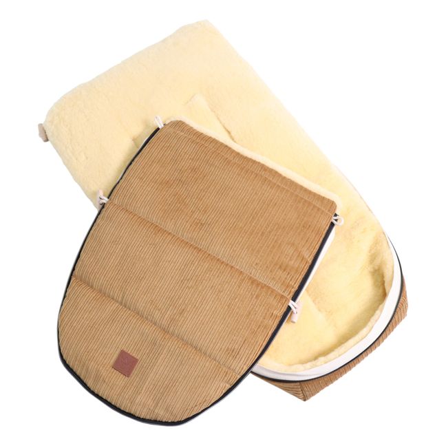 Saco universal para carrito de piel de cordero Filius | Camel