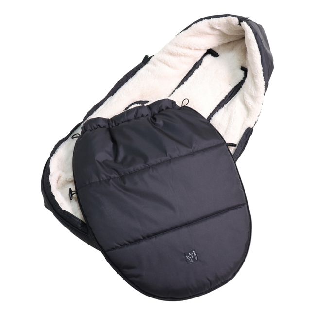 Saquito universal de forro polar sherpa Hoody 2.0 | Negro