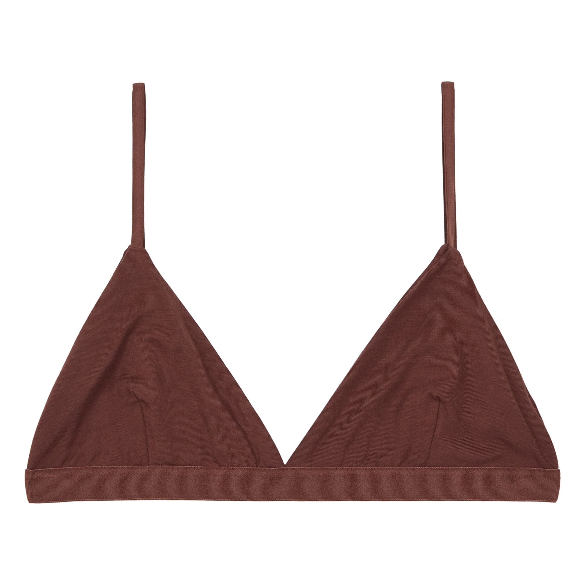 Baserange - Soutien-Gorge Elastique Jersey Bamboo Mississippi - Femme - Violet