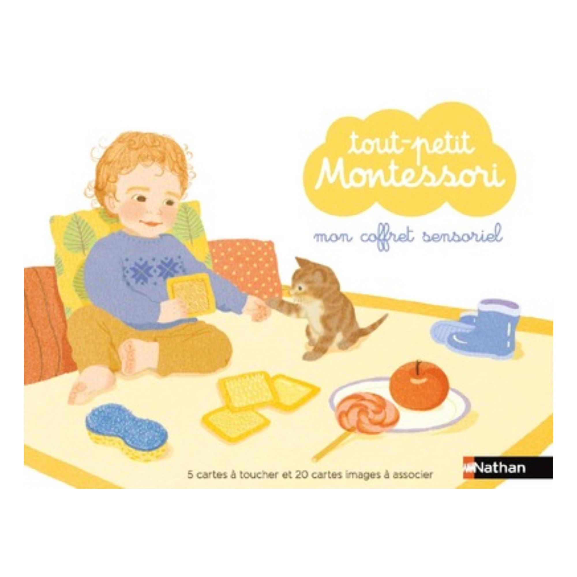 Nathan Jeunesse - Tout petit Montessori - Mon coffret sensoriel - Multicolore
