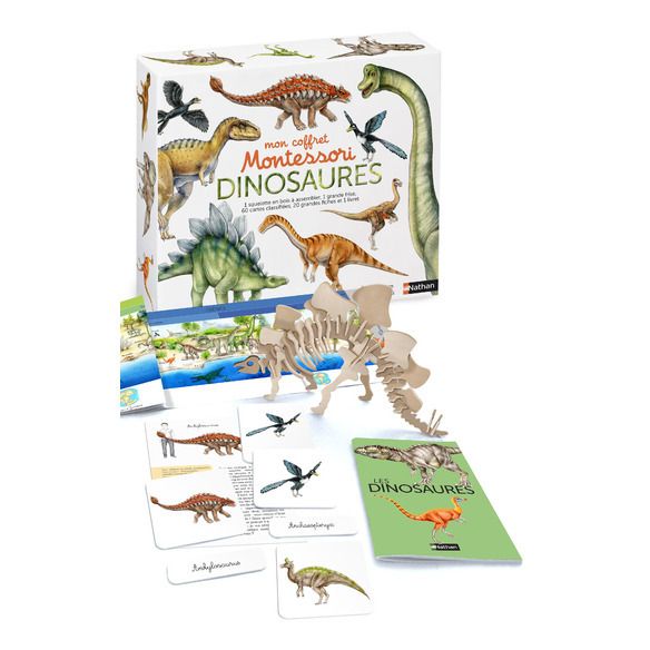 Mon coffret Montessori dinosaures