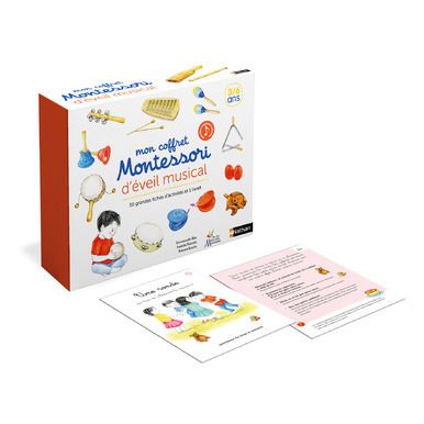 Nathan Jeunesse - Mon coffret Montessori d'éveil musical - Multicolore
