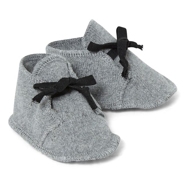 Recycled Wool Booties Grey