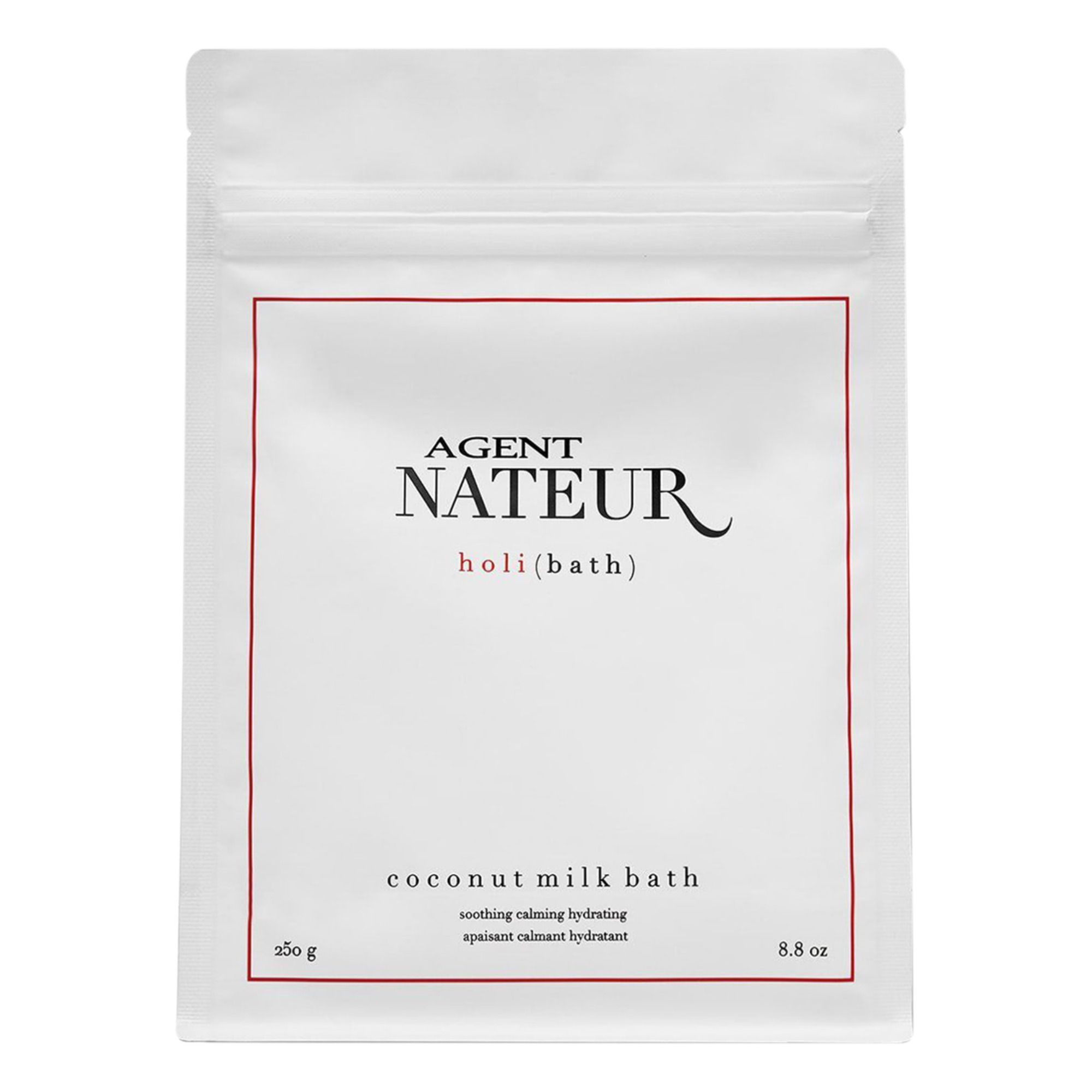 Agent Nateur - Sels de bain lait de coco apaisant Holi(Bath) - 250g - Blanc