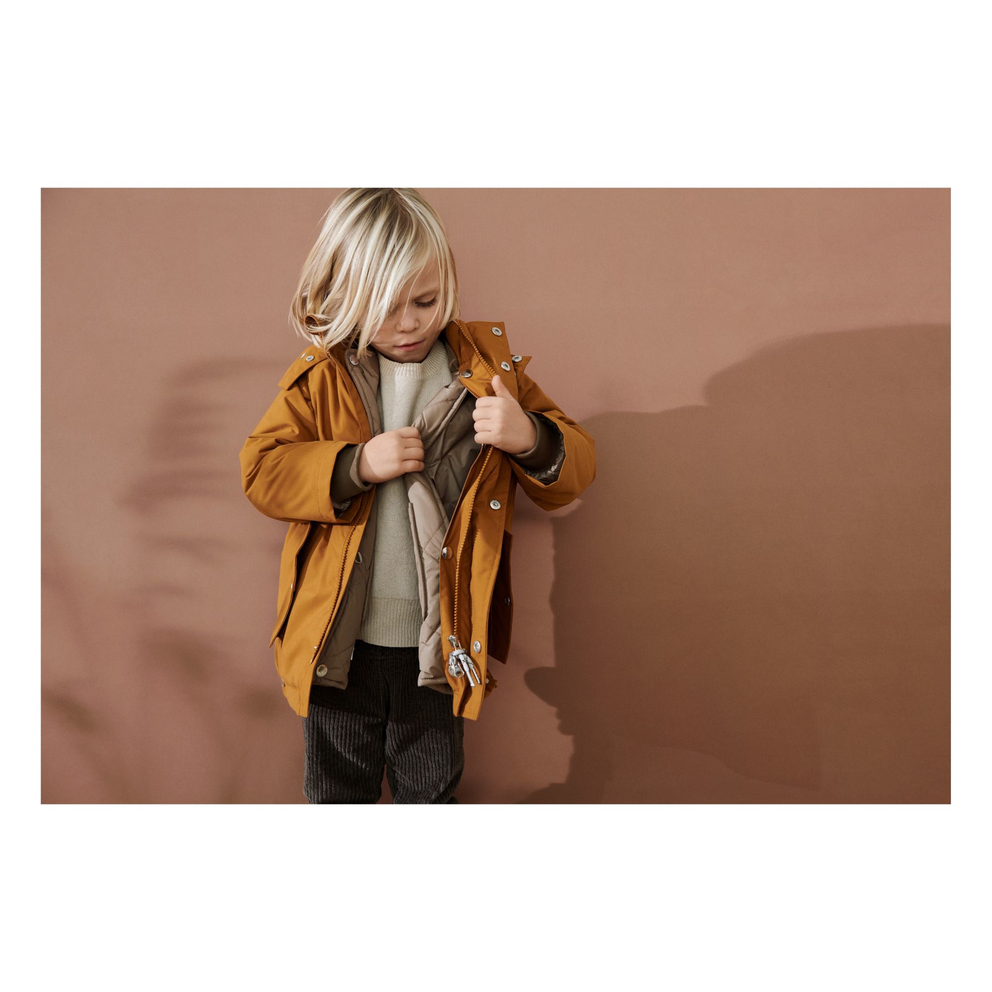 Atlas 3-in-1 Recycled Polyester Jacket Camel- Product image n°3