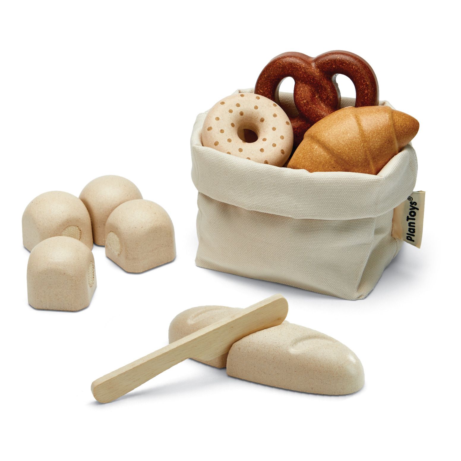 Plan Toys - Mon panier boulanger - Multicolore