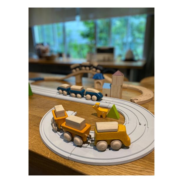 Plan Toys - Train marchand en bois (Plan Toys) - Couverture
