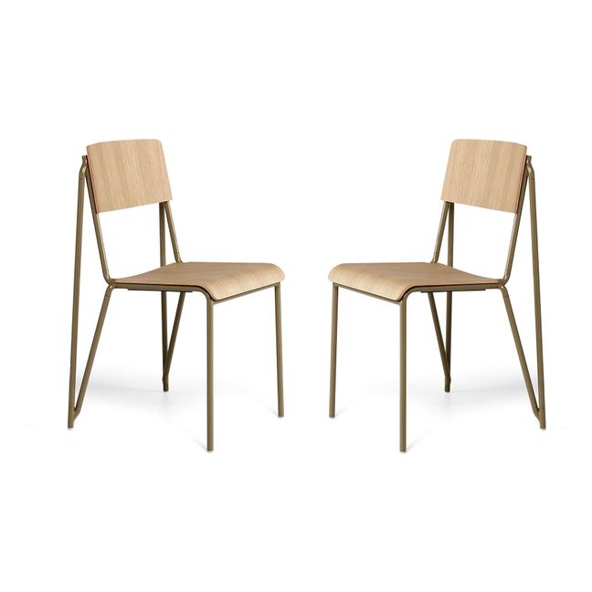 Stuhl Petit Standard aus FSC-Holz - 2er-Set