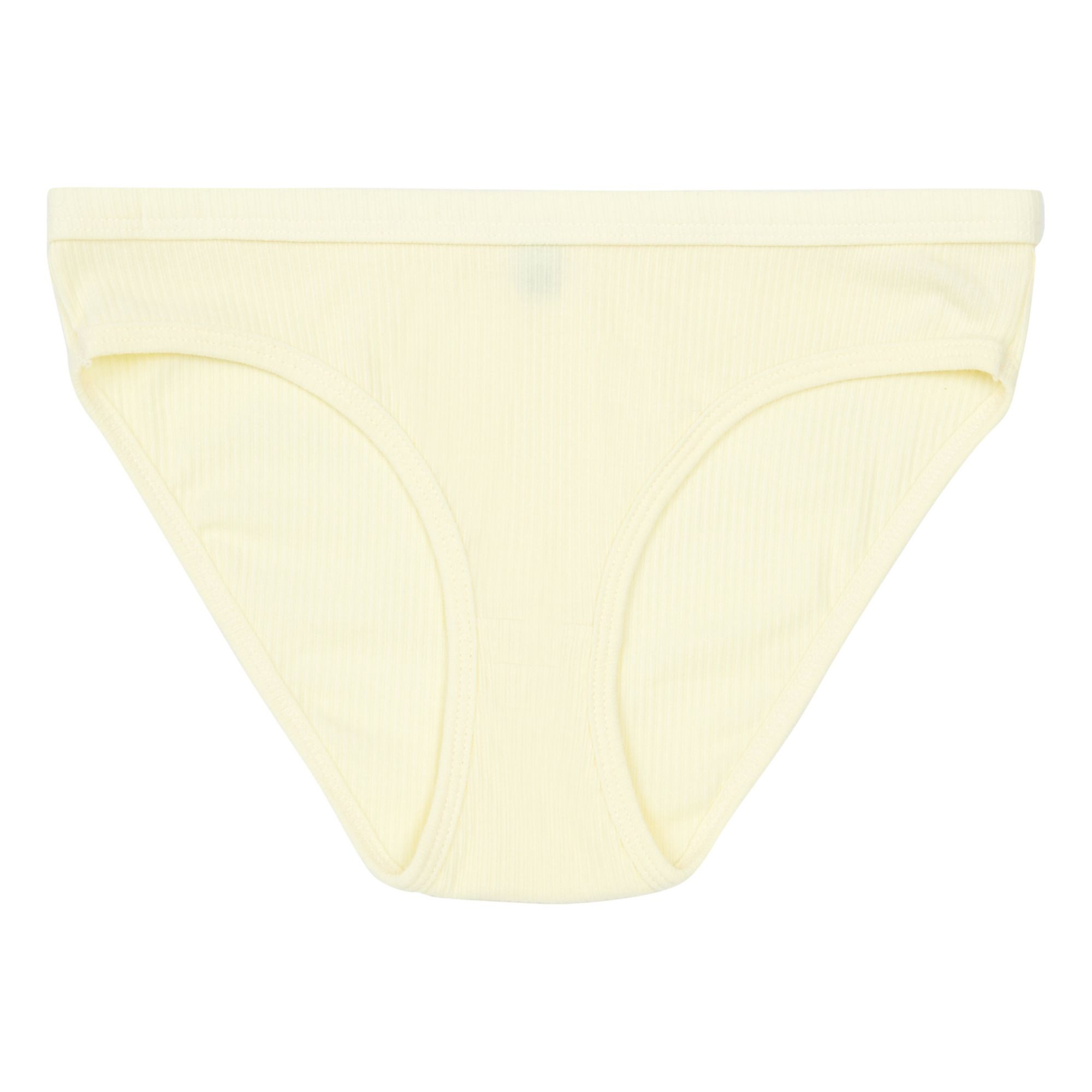 Baserange - Culotte Côtelée Alae Bell - Femme - Crème