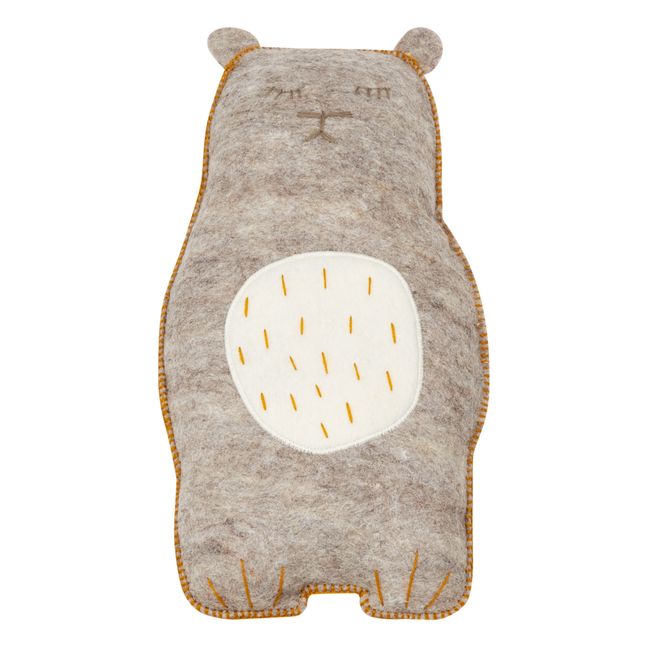 Cuscino, modello: Pasu Grizzly, in feltro | Grigio chiaro