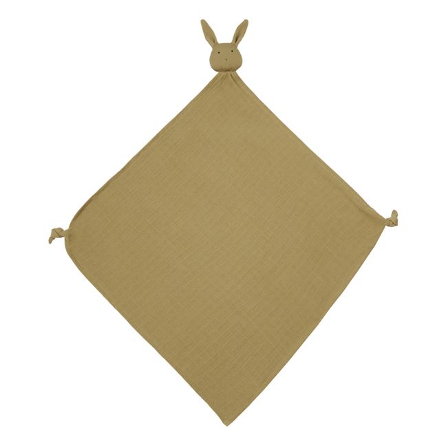 Robbie Organic Cotton Blankie Soft Toy | Beige