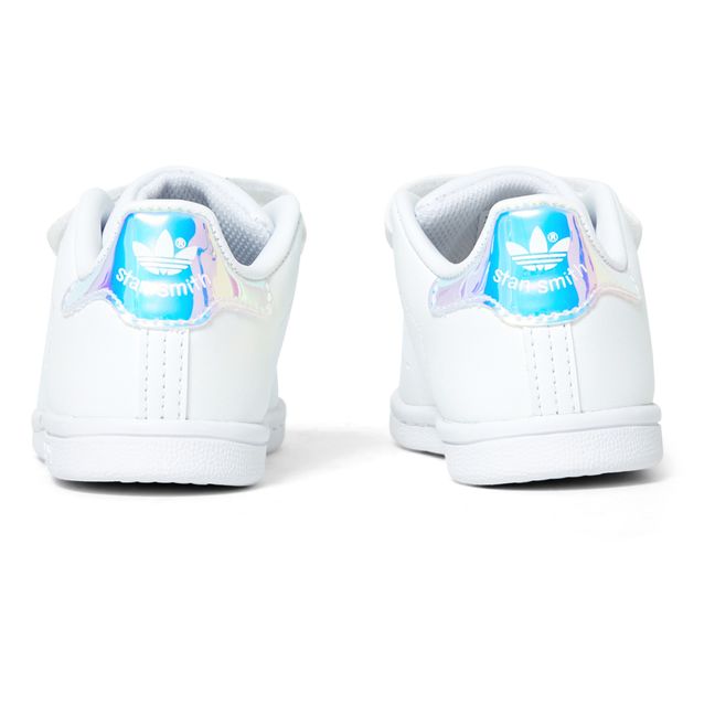 Sneakers con 2 strappi iridescenti Stan Smith riciclati | Argento