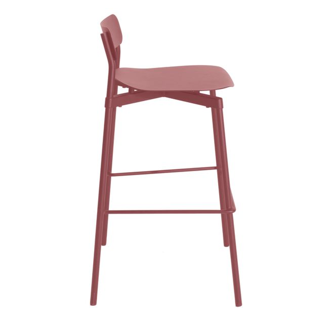 Fromme Metal Bar Stool Rouge Brun