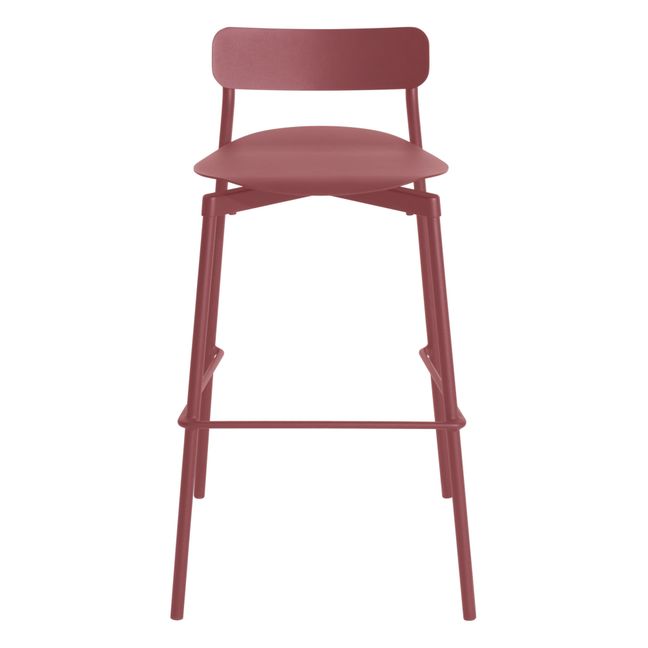 Fromme Metal Bar Stool Rouge Brun