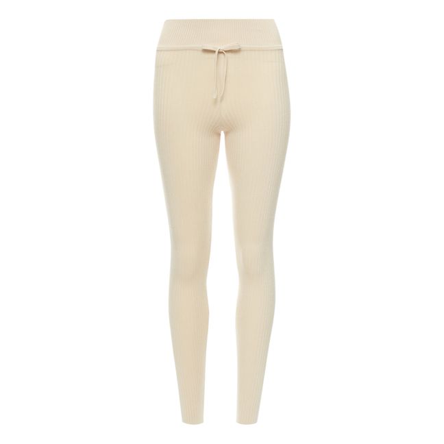 Ribbed Leggings | Nude