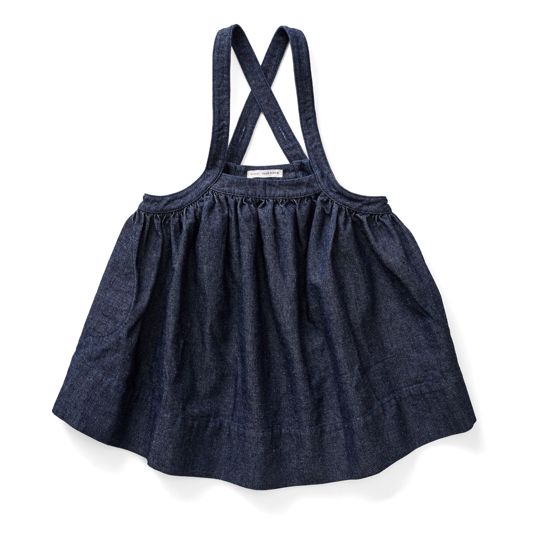 Eloise Denim Suspender Dress | Denim blue