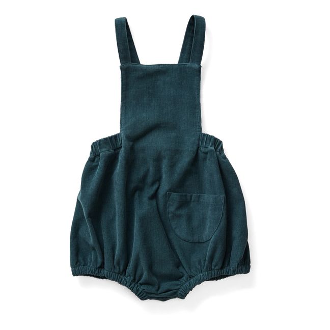 Barboteuse Velours Oona | Vert foncé
