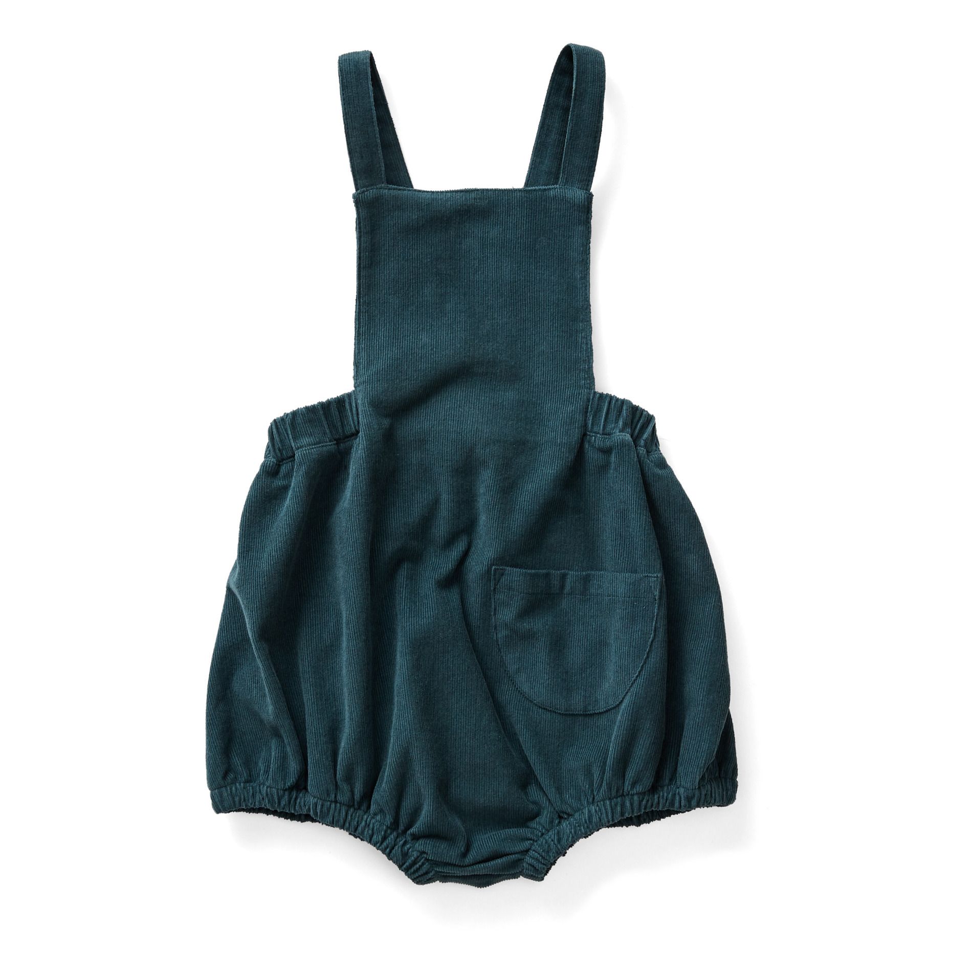 Soor Ploom - Barboteuse Velours Oona - Fille - Vert foncé