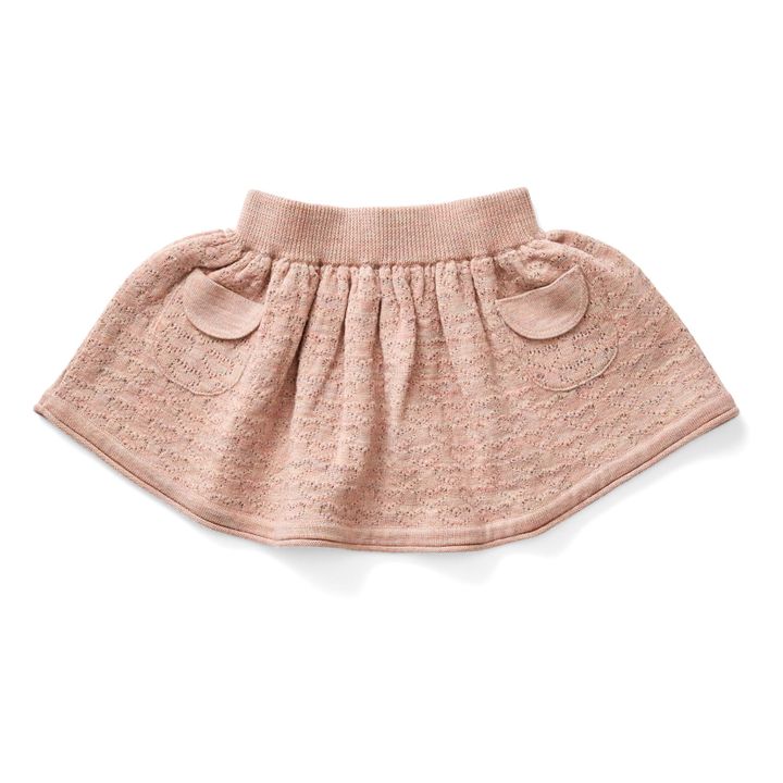 Soor Ploom - Norma Merino Wool Skirt - Pale pink | Smallable