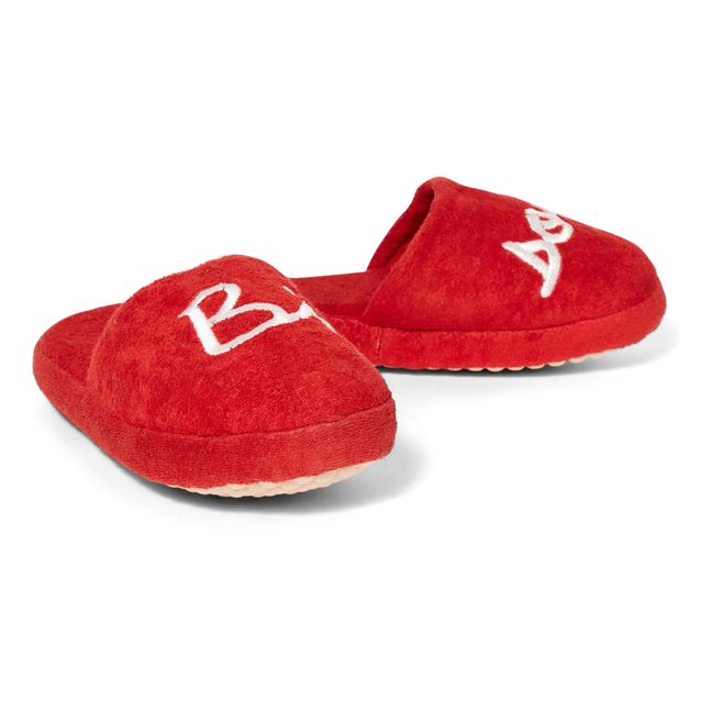 Chaussons Bisou - Collection Adulte | Rouge
