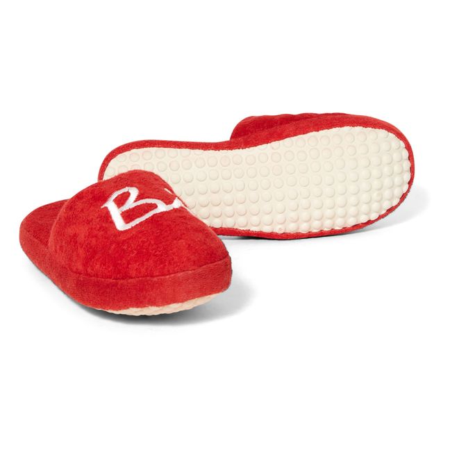 Chaussons Bisou - Collection Adulte Rouge