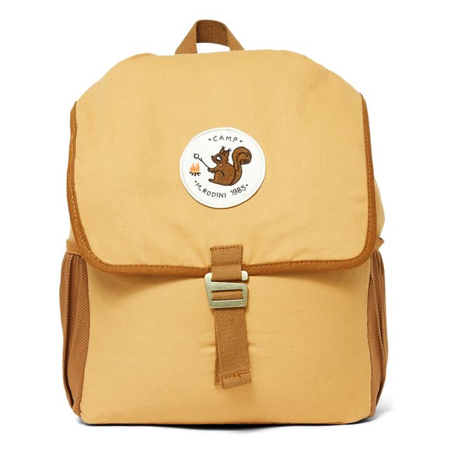 Organic Cotton Backpack Camel