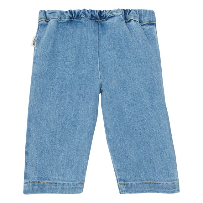 Pantalon Coton Bio Pomelos | Bleu