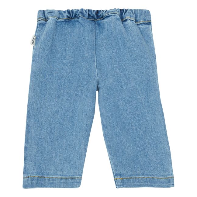Pantaloni in cotone bio Pomelos | Blu
