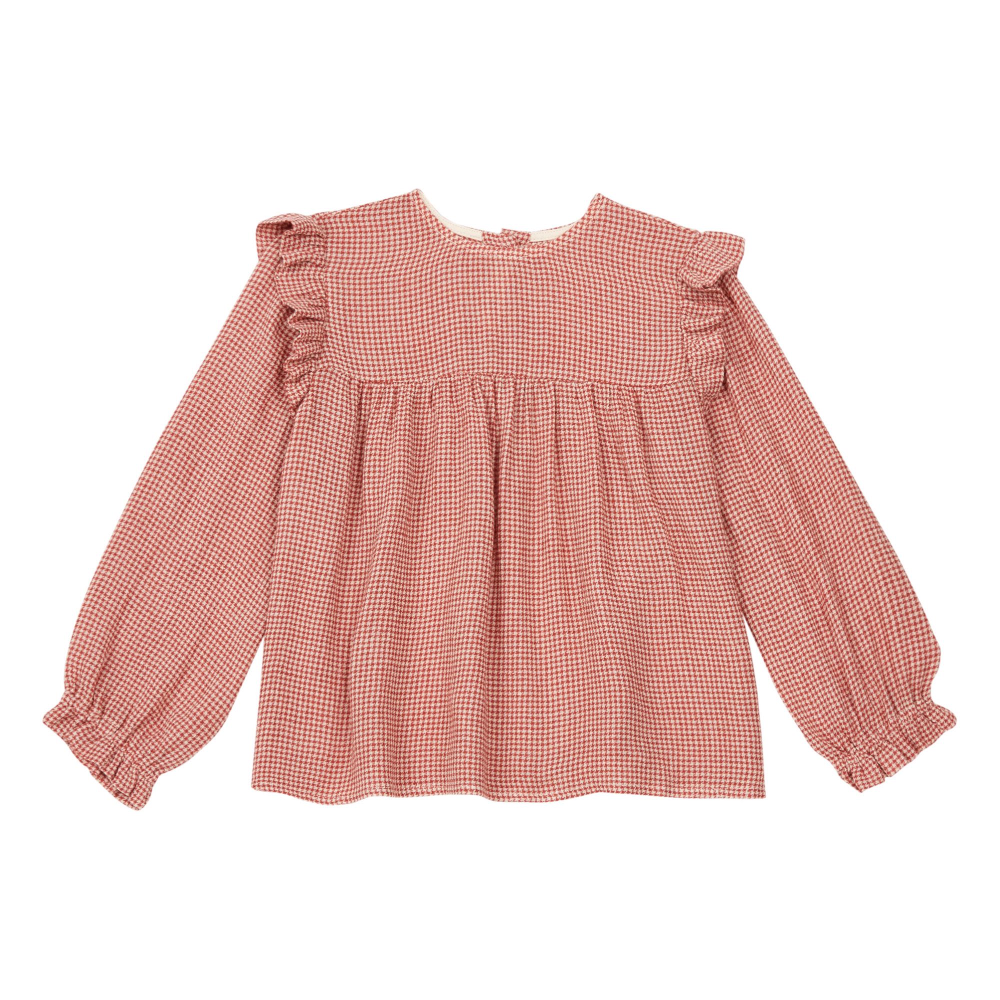 Zhoe & Tobiah - Blouse Vichy - Fille - Rose
