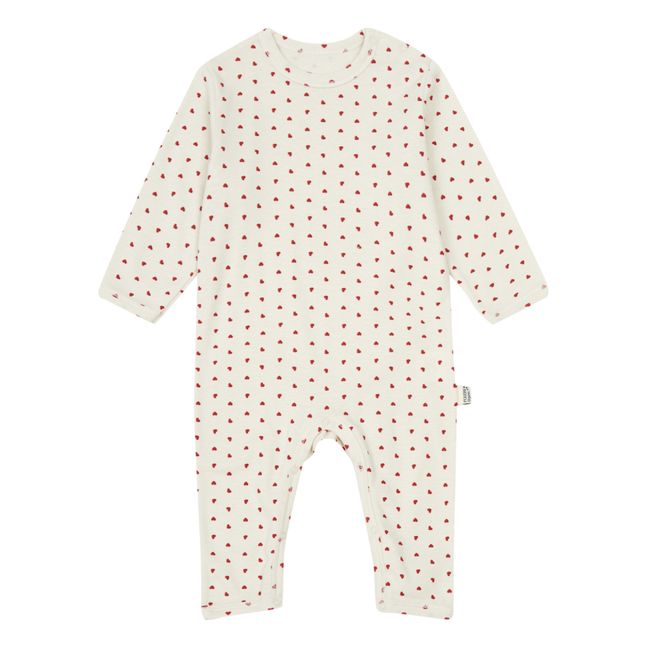 Pyjama Bio-Baumwolle Armoise | Rot