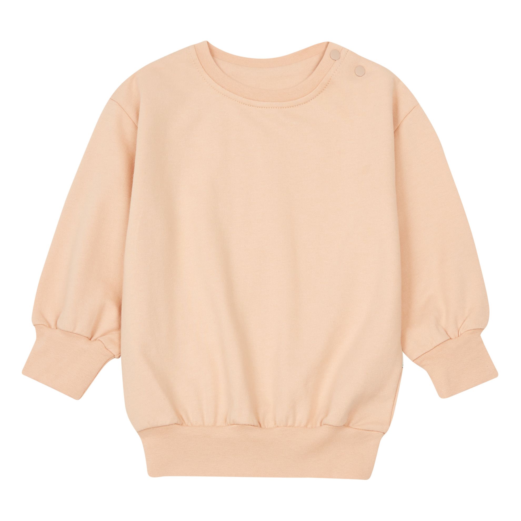 Poudre Organic - Sweat Molleton Fin Coton Bio Cassandre - Fille - Rose