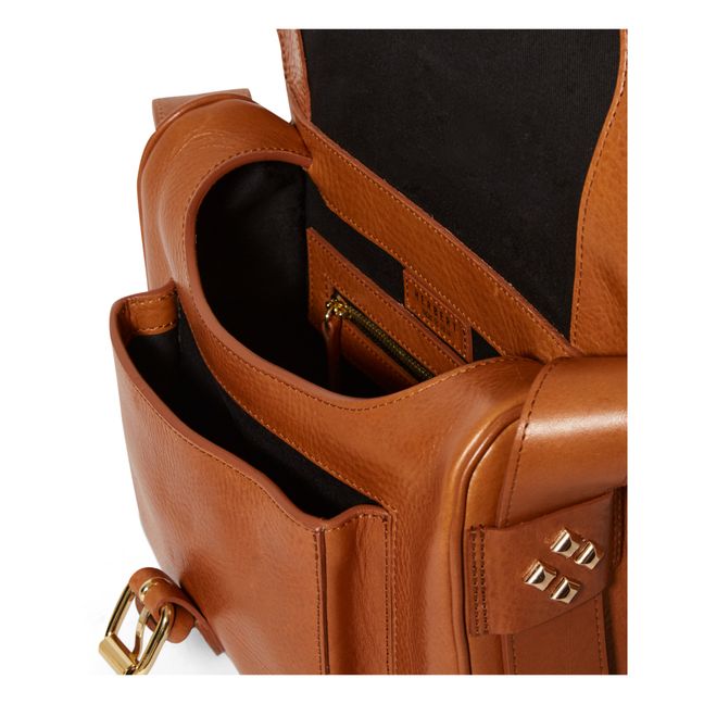 Borsa, modello: Gibecière Flav, con doppia tasca | Camel