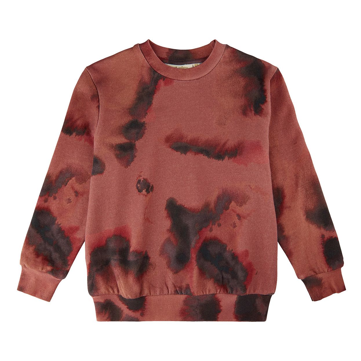Soft Gallery - Sweat Coton Bio Tie and Dye Baptiste - Fille - Vieux Rose