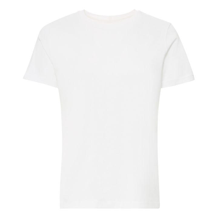 T-Shirt Coton Bio Blanc- Image produit n°0
