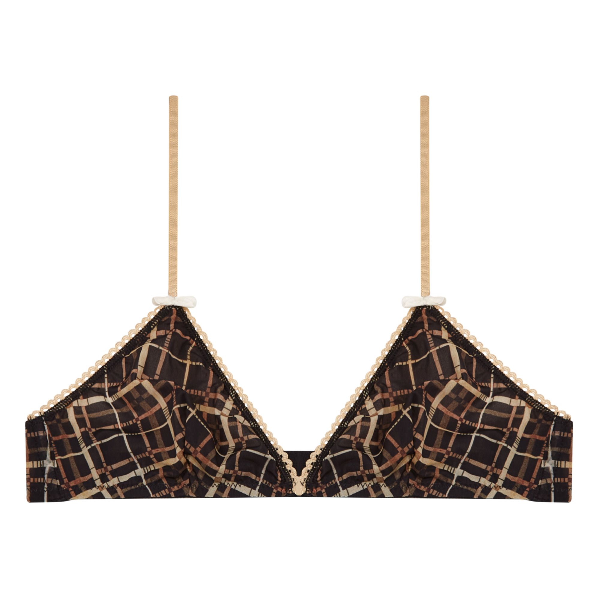 Momoni - Soutien-gorge Amethist Imprimé - Femme - Noir