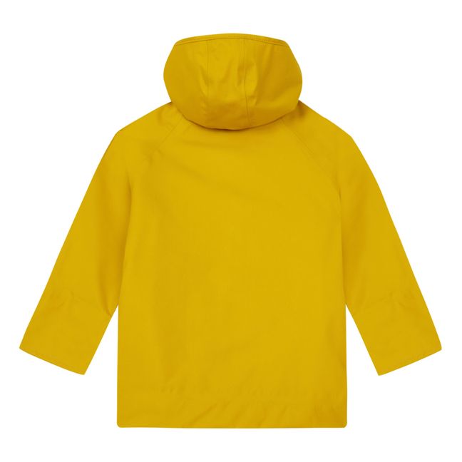 Midi Recycled Rain Coat Yellow