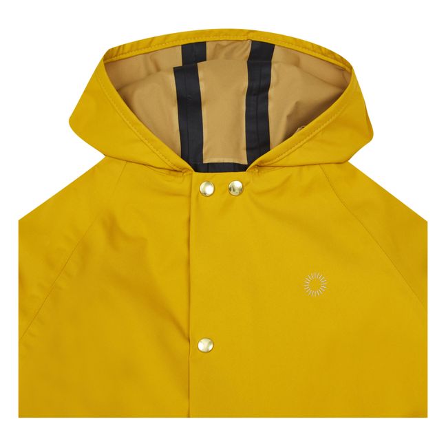 Midi Recycled Rain Coat Yellow