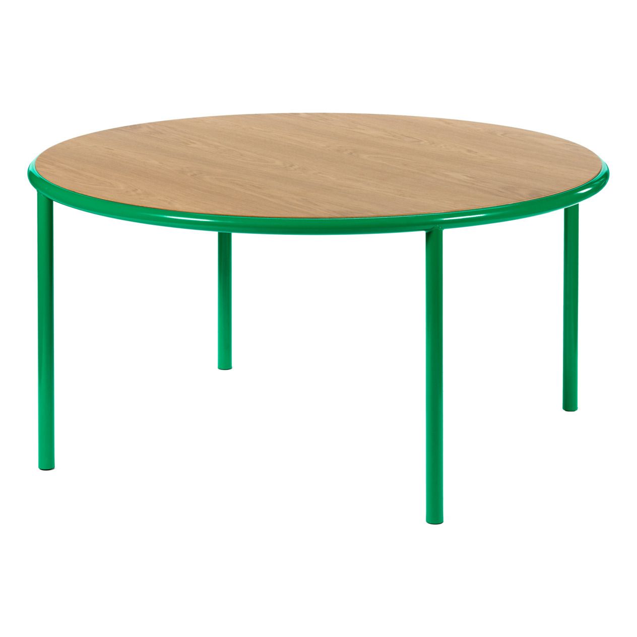Valerie Objects - Table ronde en chêne 150 - Muller Van Severen - Vert