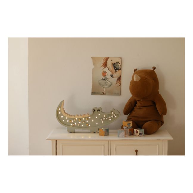 Lampe à poser Crocodile | Sauge