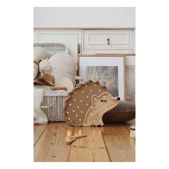 Lampe à poser Hérisson | Marron