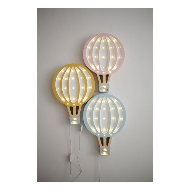 Hot Air Balloon Table Lamp | Pale pink