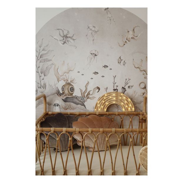 Lampe veilleuse arc-en-ciel bois naturel (Little Lights) - Couverture
