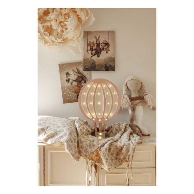 Hot Air Balloon Table Lamp Pale pink