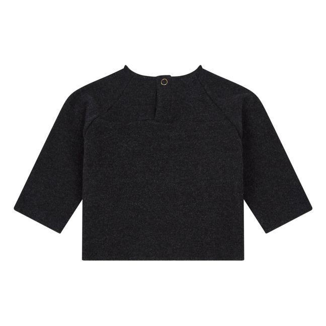 Recycled Knit Jumper Charcoal grey