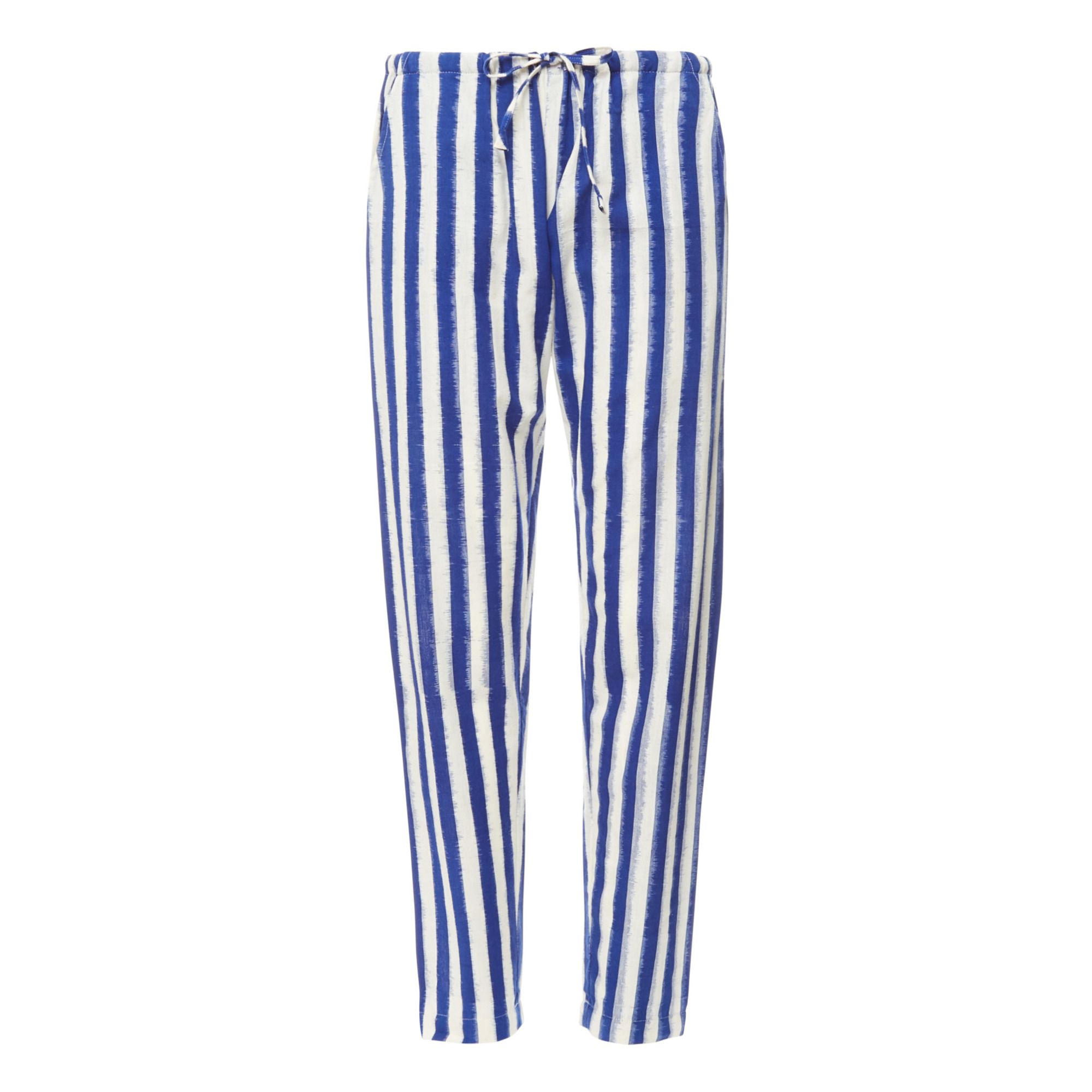 Le Petit Lucas du Tertre - Pantalon Ikat - Collection Femme - - Bleu